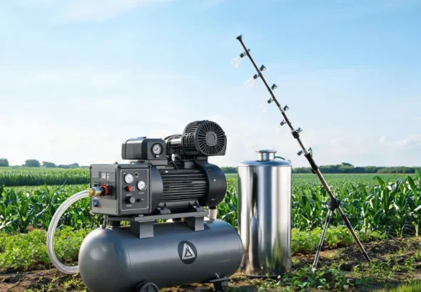 Oil Free Agriculture Industry Air Compressors for Crop Spraying & Food-Grade Agricultural Processing