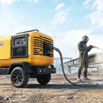 2024 New Diesel Portable Air Compressor for Sandblasting Projects