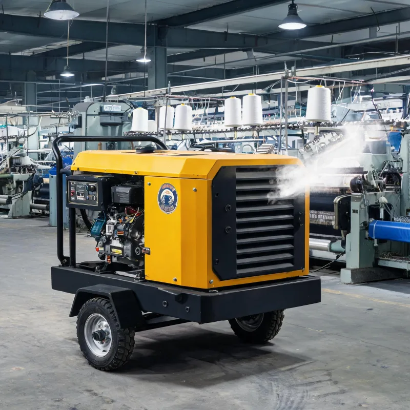 Common Problems & Diagnostics for Diesel Portable Air Compressors in Textile Mills