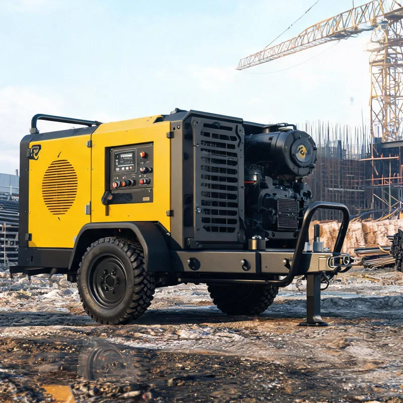 Cutting-Edge Diesel Portable Air Compressor for Heavy Industrial Work