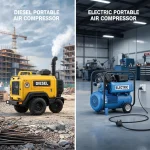 Diesel Portable Air Compressor: How It Compares To Electric Portable Options For Procurement