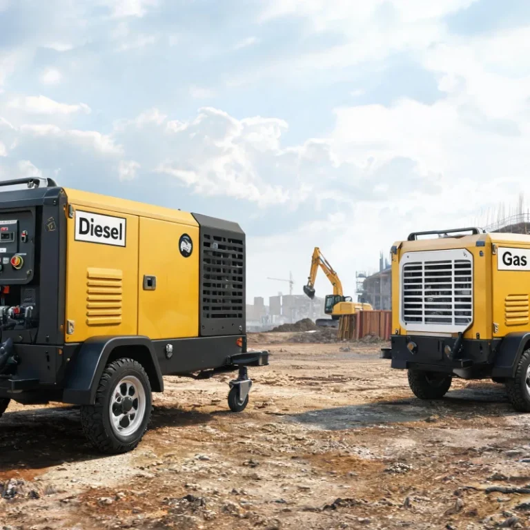 Diesel Portable Air Compressor: Outdoor Use Comparison With Gas Options