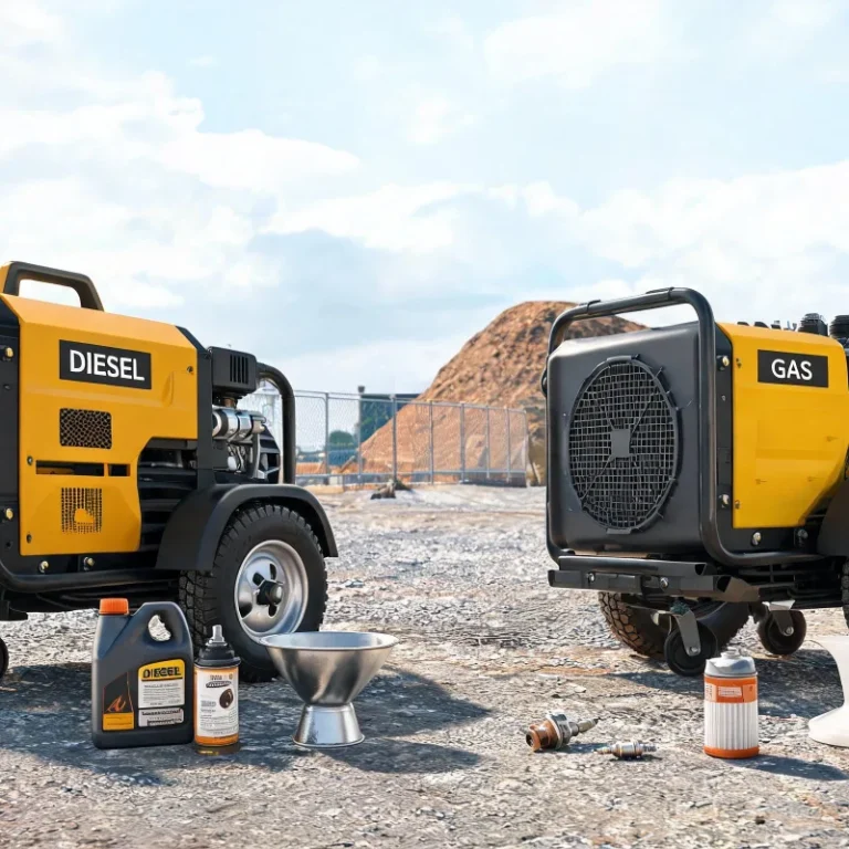 Diesel Portable Air Compressor Routine Maintenance: Compare With Gas Portable Units