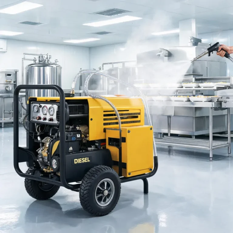 Diesel Portable Air Compressor: Use for Food Processing Equipment Sanitization