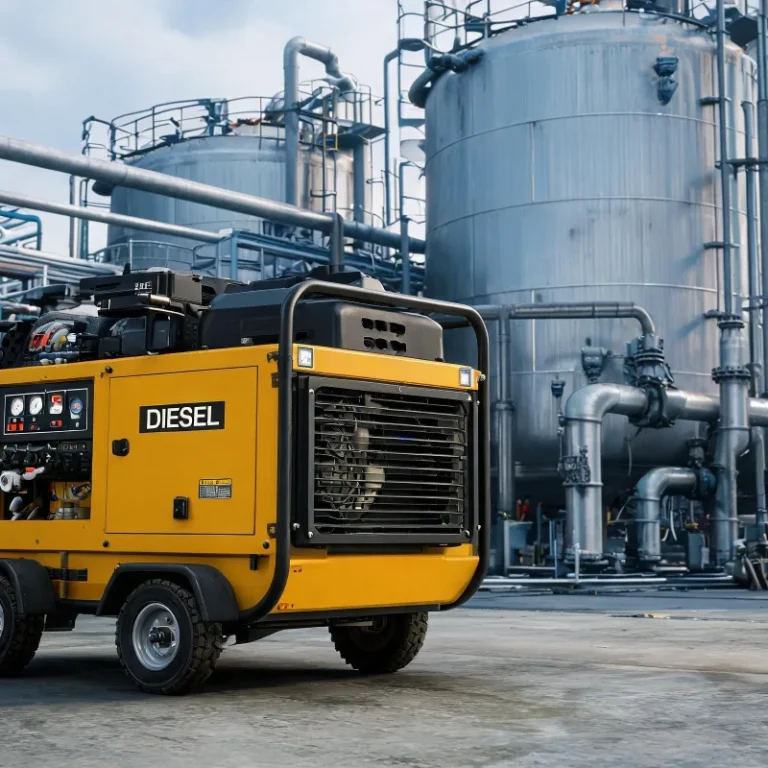 Diesel Portable Air Compressor for Chemical Plant Maintenance Contractors