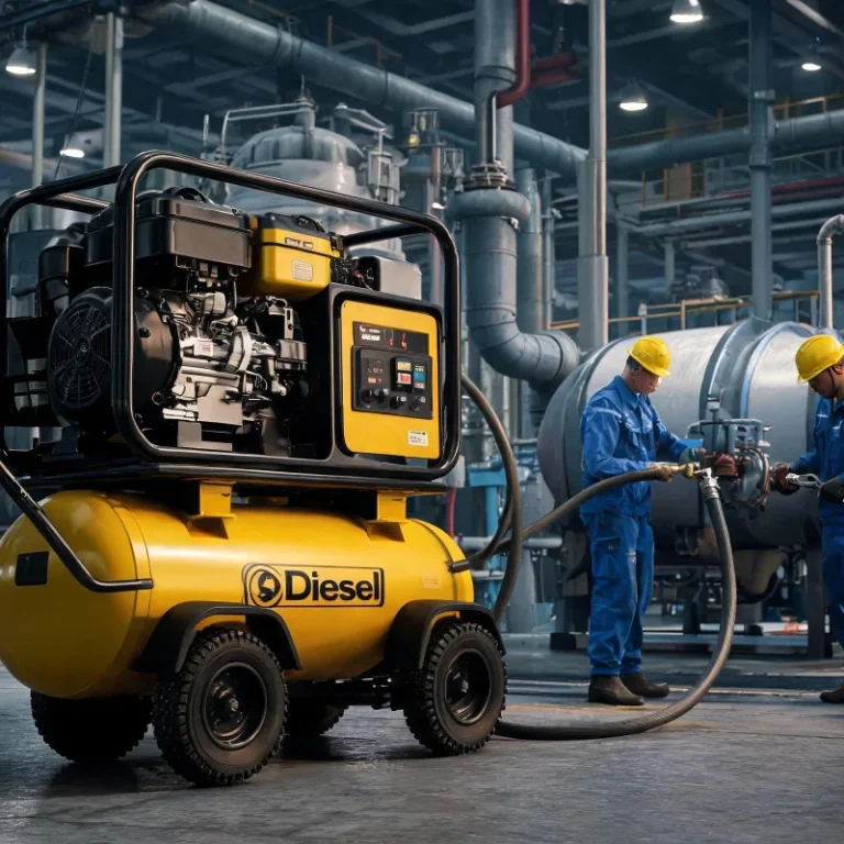 Diesel Portable Air Compressor for Chemical Plant Shutdown Maintenance