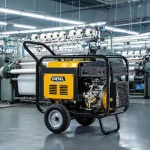 Diesel Portable Air Compressor for Continuous Weaving in Textile Mills