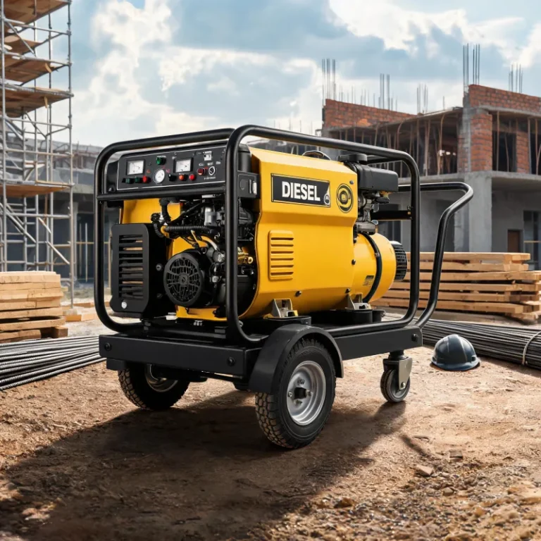 Diesel Portable Air Compressor for Independent Small Business Contractor Jobs