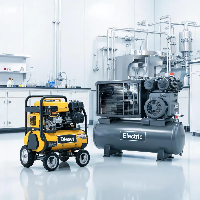Diesel Portable Air Compressor vs Electric Stationary: Which Fits Pharmaceutical Labs?