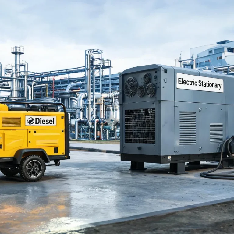 Diesel Portable Air Compressor vs Electric Stationary for Chemical Plants: Practical Comparison