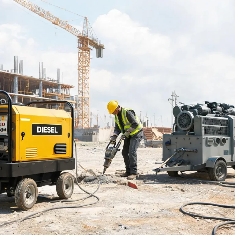 Diesel Portable Air Compressor vs Electric Stationary for Construction Projects