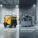 Diesel Portable Air Compressor vs Electric Stationary for Industrial Carbon Reduction Compliance