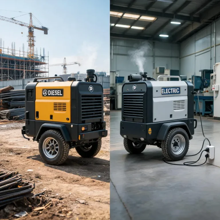 Diesel Portable Air Compressor vs Electric: Total Cost Comparison for Buyers