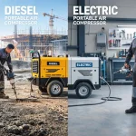 Diesel Portable Air Compressor vs Electric: Which Fits Your Jobsite?