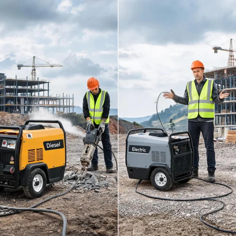 Diesel Portable Air Compressor vs Electric: Which Works Better for Outdoor Use?