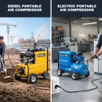 Diesel Portable Air Compressor vs Electric: Working Principles & Selection