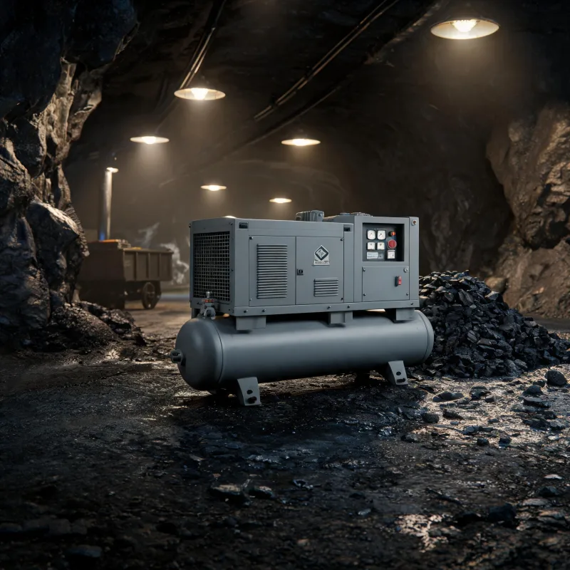 Dust Proof Industrial Air Compressor for Coal Mine Underground Workshops