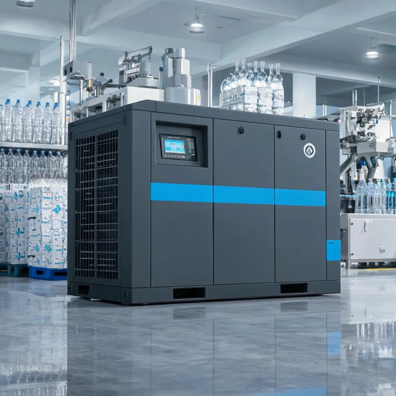 Energy-Saving Permanent Magnet VSD Compressors Dedicated to PET Blow Molding