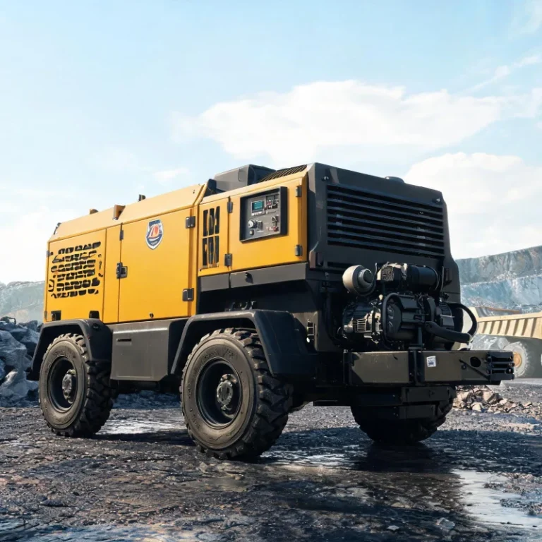 Heavy Duty Large Flow Diesel Mobile Air Compressor for Open Pit Mining