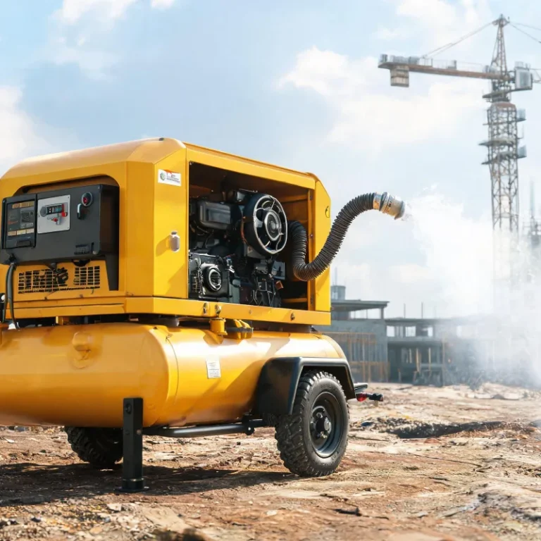 How Does a Quiet Diesel Portable Air Compressor Work for Remote Jobs