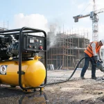 How Does a Small Quiet Diesel Portable Air Compressor Work