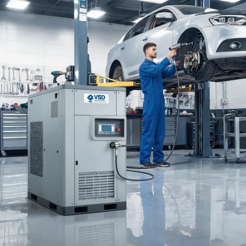 How Much Energy Can VSD Compressors Save for Auto Repair Workshops