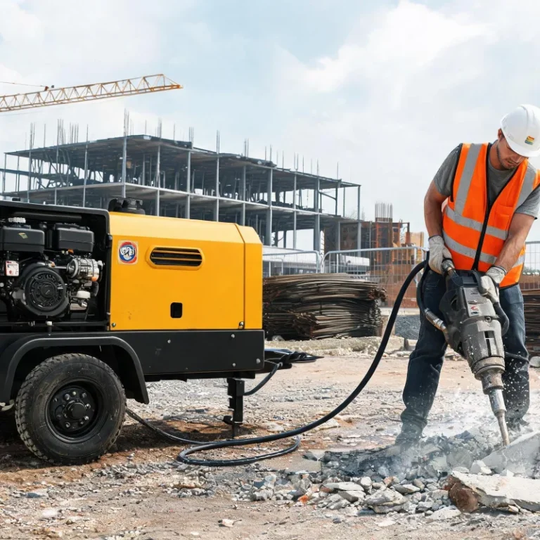 How a Diesel Portable Air Compressor Powers Heavy Duty Industrial Jobs