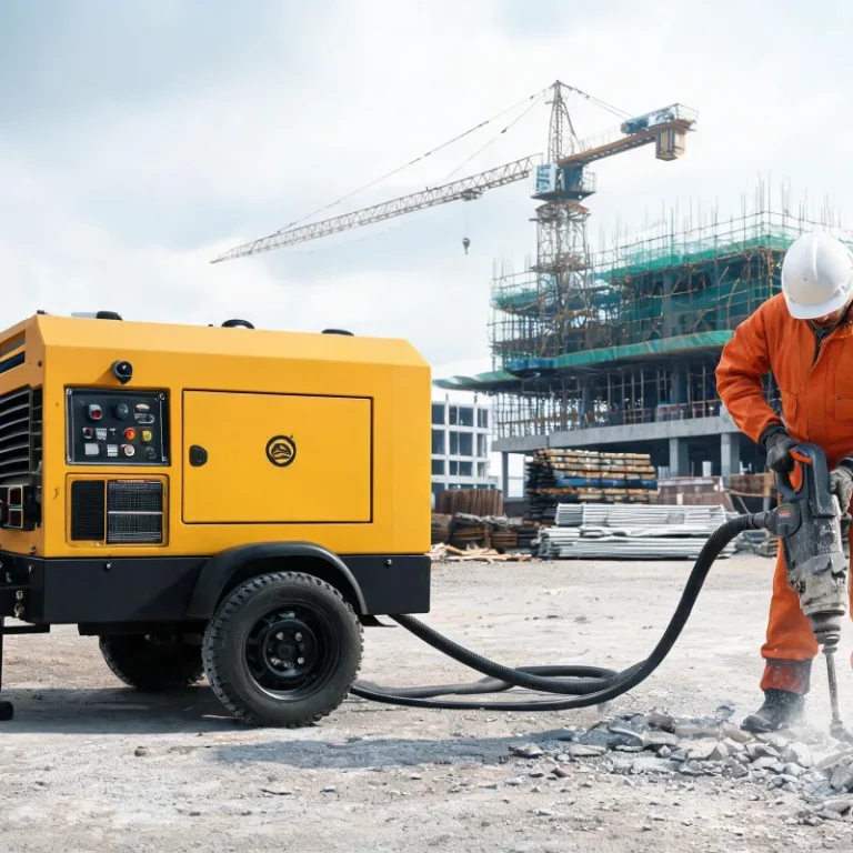 How a Diesel Portable Air Compressor Works In Industrial Applications