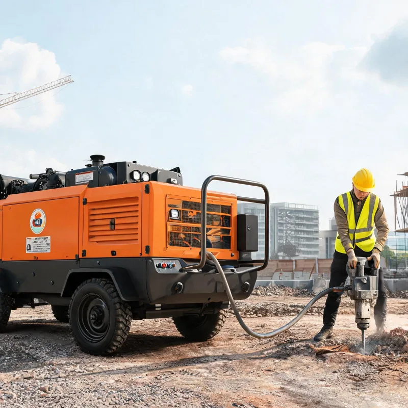 How to Choose the Right Two Stage Screw Diesel Portable Air Compressor