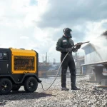How to Select the Right Diesel Portable Air Compressor for Sandblasting and Rust Removal