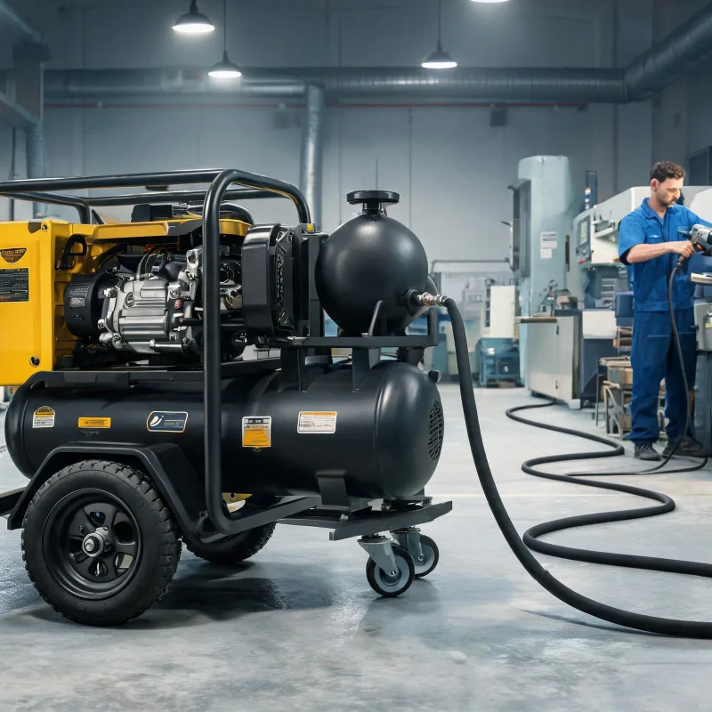 How to Size a Diesel Portable Air Compressor for Small to Medium Manufacturing Factories