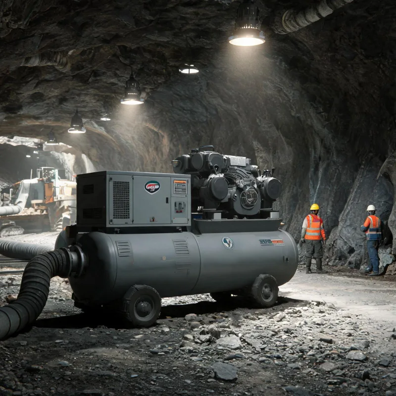 How to Solve Low Air Pressure Problems in Tunnel Construction Compressor Systems