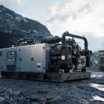 Large Flow Two Stage Screw Compressor Whole Mine Air Supply Scheme