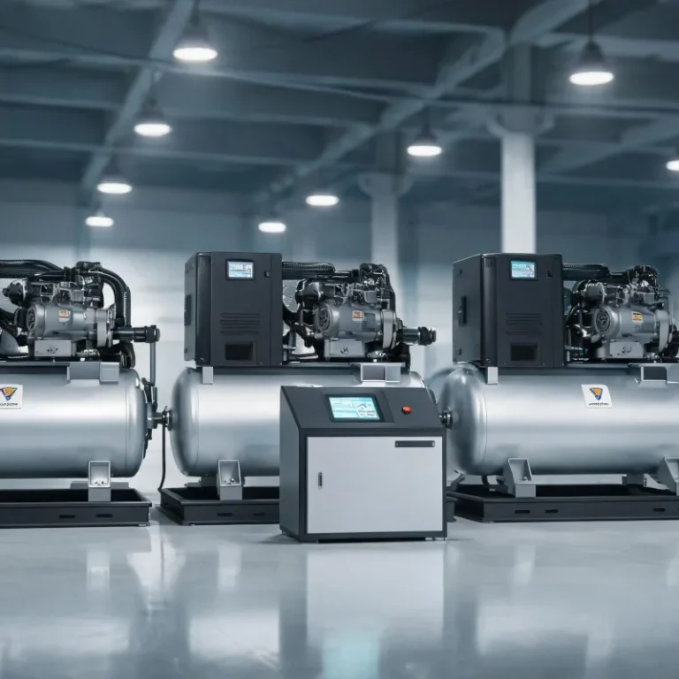 Multi-Machine Parallel Central Control Energy Saving Upgrade Scheme