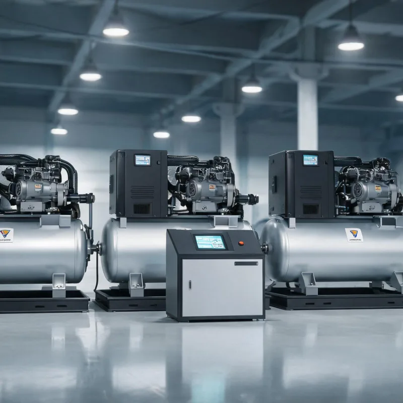 Multi-Machine Parallel Central Control Energy Saving Upgrade Scheme