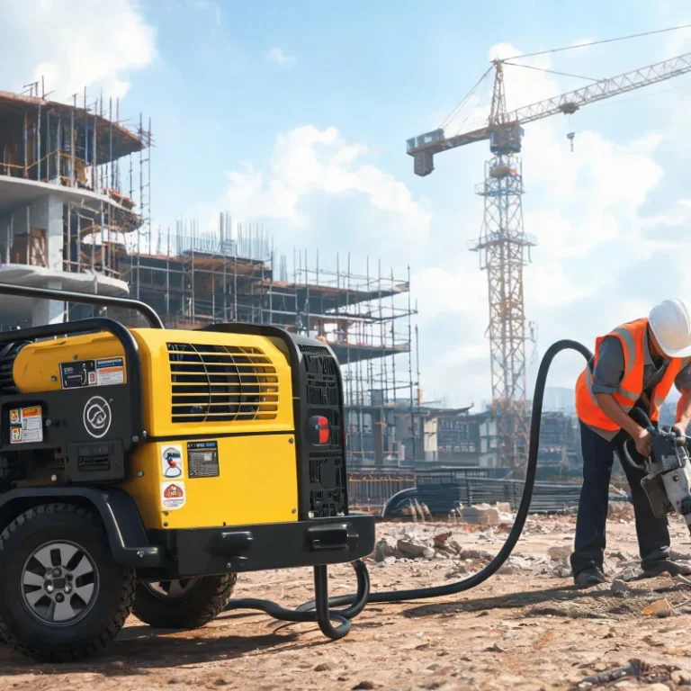 Sizing Diesel Portable Air Compressors for Construction to Maximize ROI