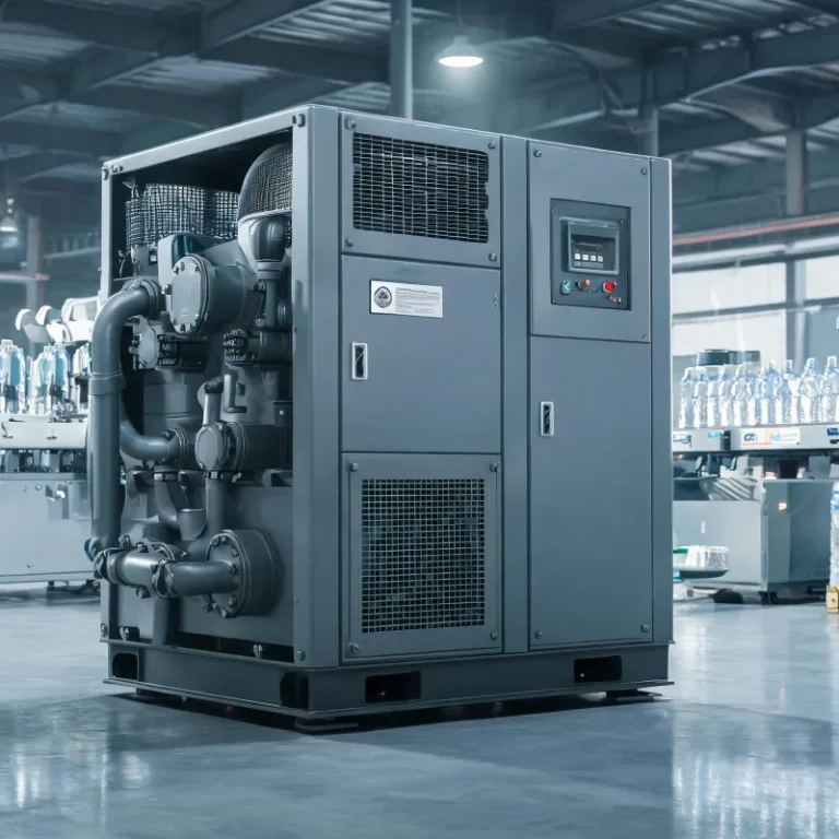 Water-Cooled Large Flow Air Compressors for High-Speed PET Bottle Factories