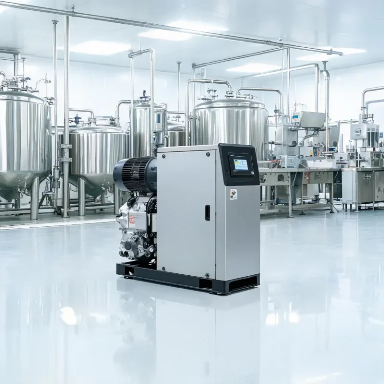 Water Lubricated Oil-Free Compressor Dairy Production Line Project