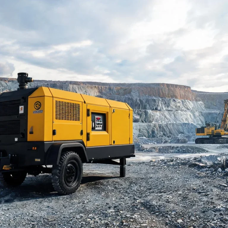 What CFM Diesel Mobile Compressor Fits Open Pit Mining Operations