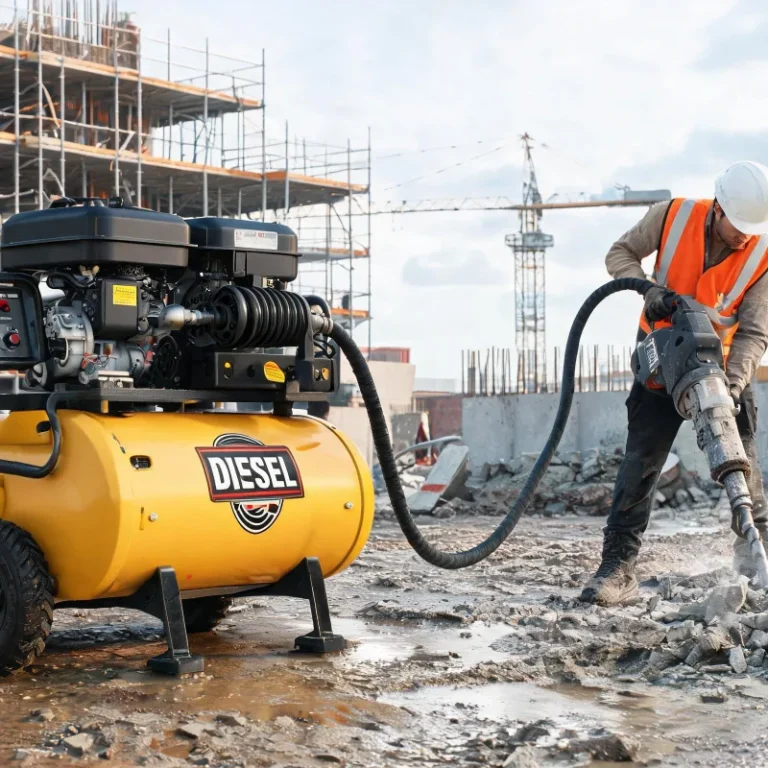 What Customer Case Stories Share About Benefits of Small Diesel Portable Air Compressor