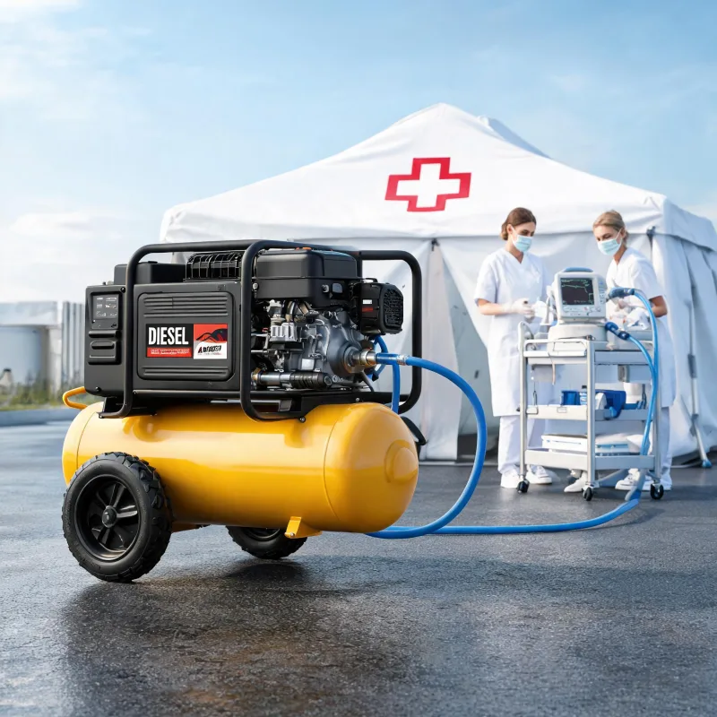 What Is A Diesel Portable Air Compressor For Medical Pharmaceutical Use