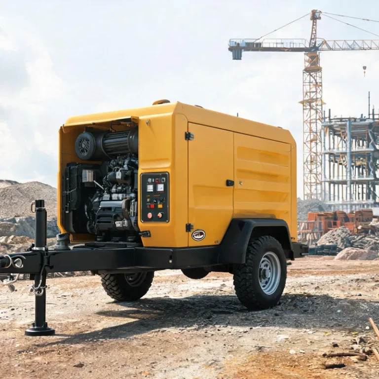What Is A Two Stage Screw Diesel Portable Air Compressor For Quiet Mobile Jobs