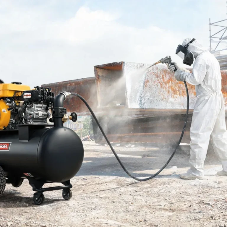 What Size Diesel Portable Air Compressor Do I Need for Sandblasting