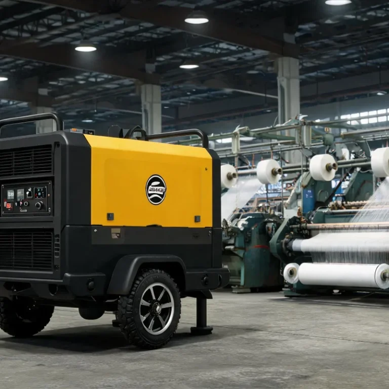 What Size Diesel Portable Air Compressor Fits Your Textile Mill Operations?