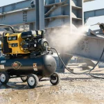 What Size Oil-Free Diesel Portable Air Compressor for Sandblasting Projects