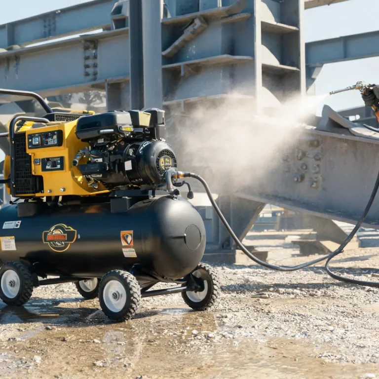 What Size Oil-Free Diesel Portable Air Compressor for Sandblasting Projects