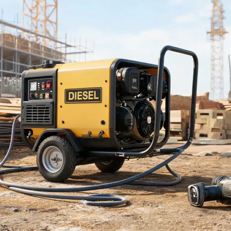 Custom Solution to Match Diesel Portable Air Compressor CFM to Multiple Air Tool Requirements