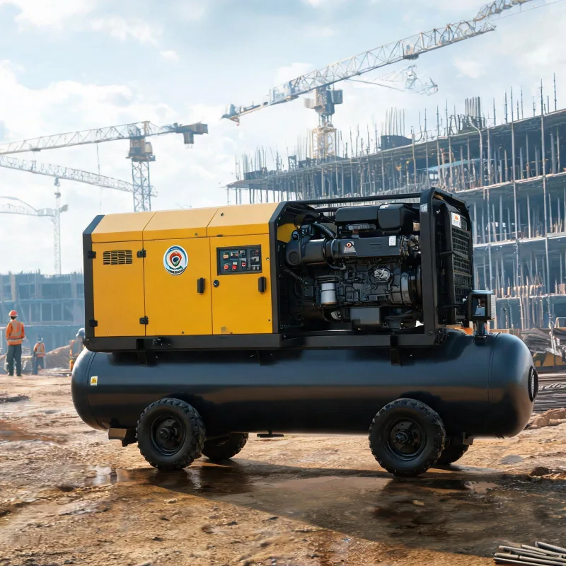 How Shifting Large Industrial Project Requirements Change CFM Sizing for Diesel Powered Air Compressors