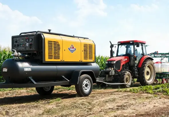Prevent Overheating for Trailed Agricultural Compressors on Long Work Days