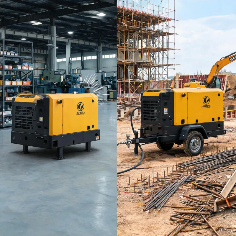 Training Brief: CFM Output Differences Between Stationary and Mobile Diesel Air Compressors
